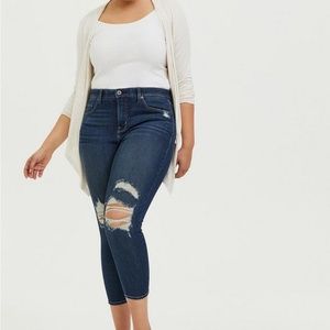 Torrid Crop Skinny High-Rise Jean - Plus Size 16